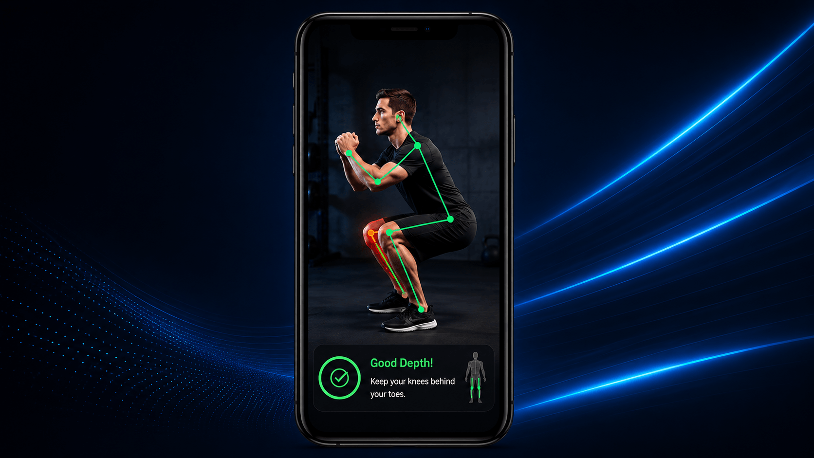 Real-Time Pose Correction & Fitness Coaching App (iOS & Android) — Mobile Computer Vision preview