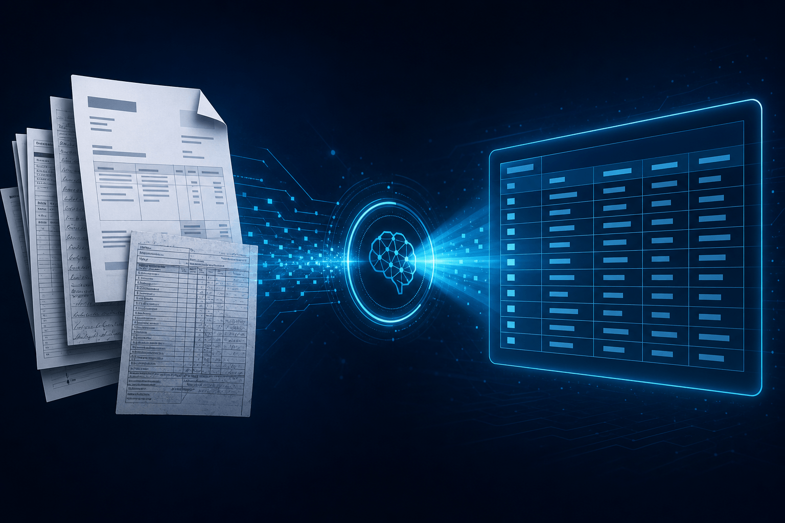 TableVision OCR — Convert Images & PDFs to Structured Data — Document AI preview